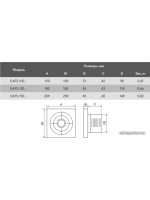             Осевой вентилятор Electrolux Slim EAFS-150TH (таймер и гигростат)        
