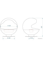             Биокамин Firelight BFP/F-55 Sphere        